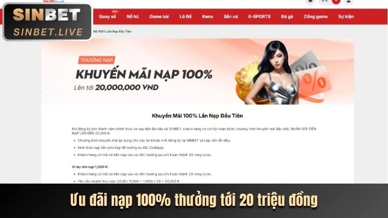 Các chương trình khuyến mãi và tiền thưởng hấp dẫn từ thomo38